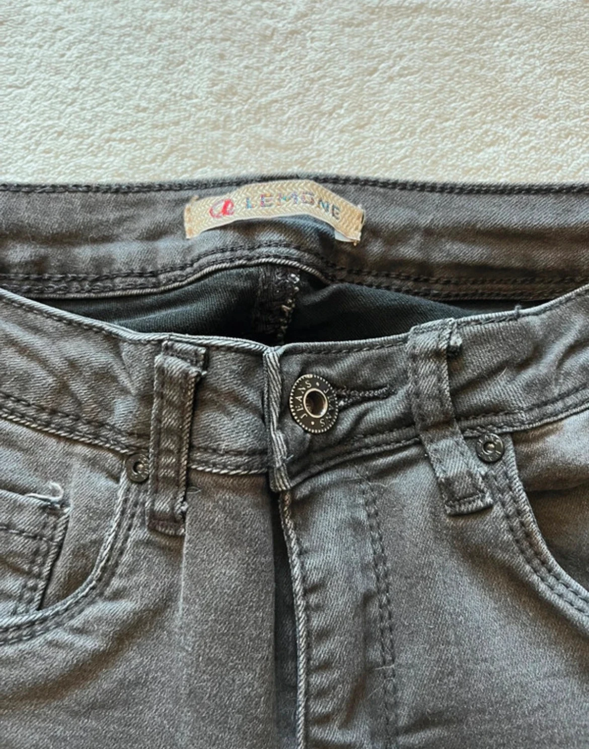 jean marron délavé taille 36 – tendance & stylé 🤎 – photo 2